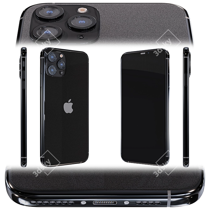 Ultimate 3D iPhone 11 Model 3D model image 1