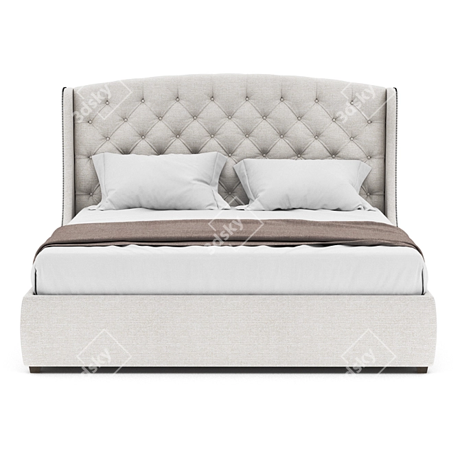 Edison Coquettish Bed by Lavsit 3D model image 2