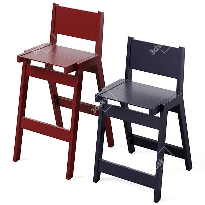 Loll Designs Alfresco Stools 3D model image 5