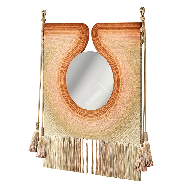 Elegant Lacrima Mirror, Limited Edition 3D model image 2