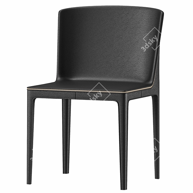 Luxurious Versace Medusa Dining Chair 3D model image 1