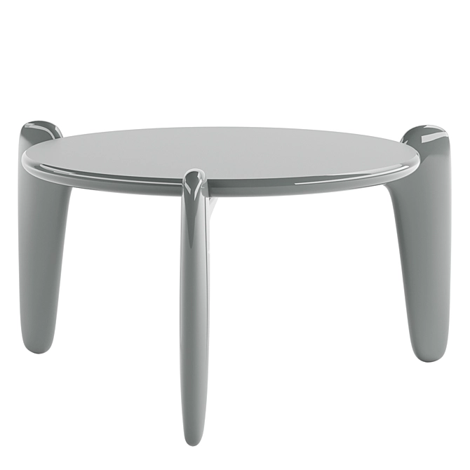 Designer Roche Bobois Triangular End Table 3D model image 5