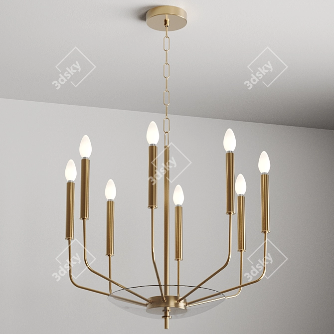 Giacomo Chandelier for Home Decor 3D model image 6