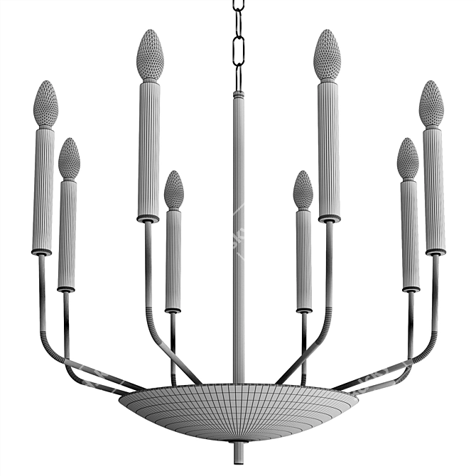 Giacomo Chandelier for Home Decor 3D model image 7