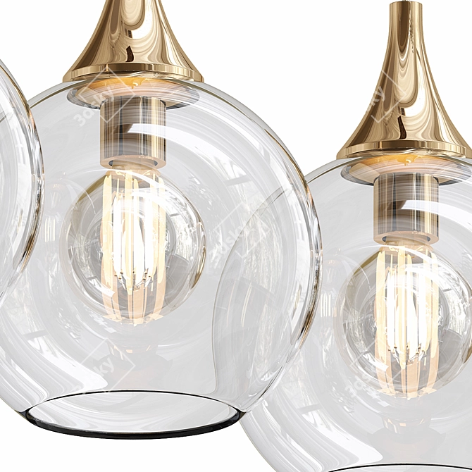 Modern Pallas Pendant Lamp 3D model image 2