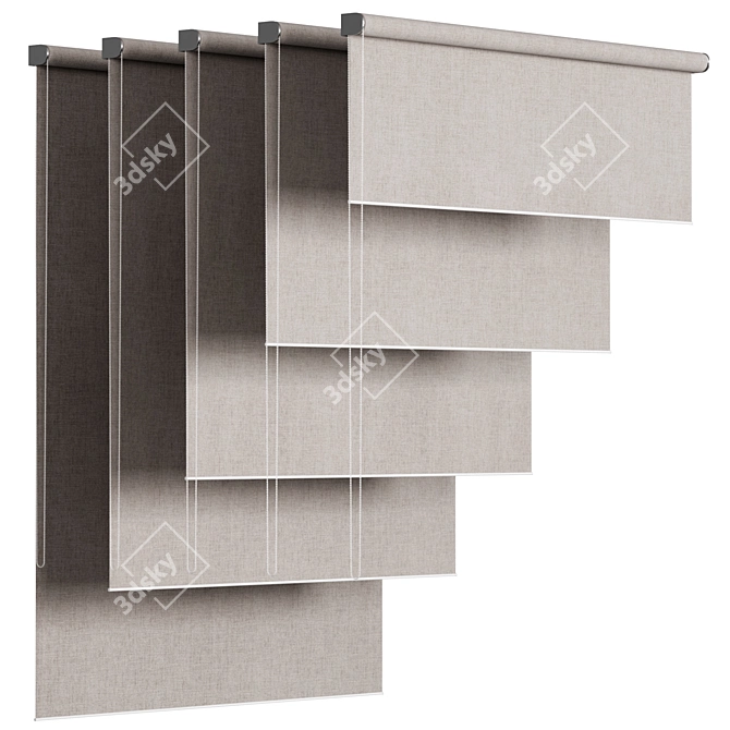 Corona Roller Blinds 3D Model 3D model image 3