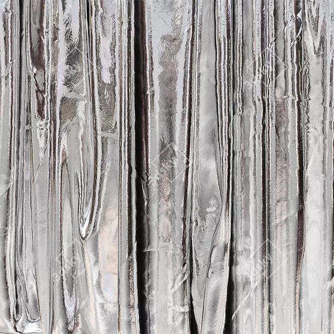 Foil Curtains Set, Variety 3D model image 6