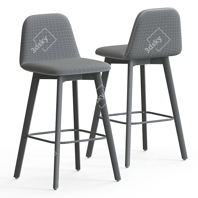 Modern Conny Barstool by skdesign 3D model image 3