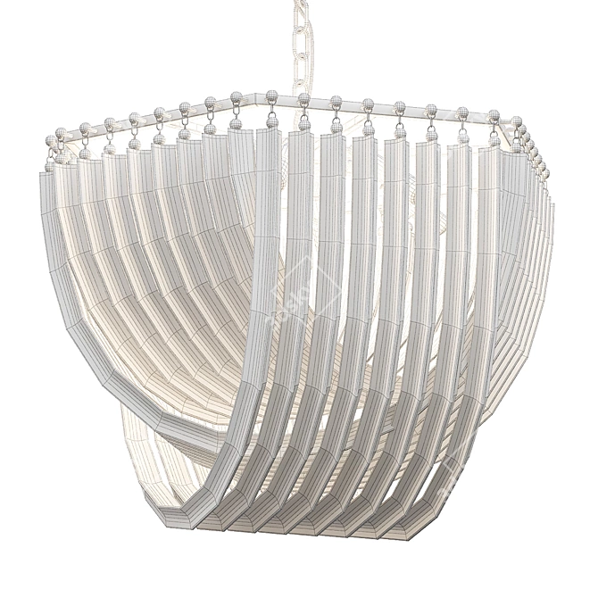 ImperiumLoft Hanging Chandelier FLOW 3D model image 3