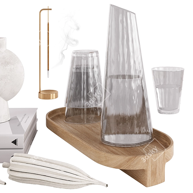 Modern Nordic Decor Set - Copenhagen 3D model image 2