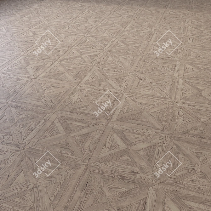 High-Quality 3D Wooden Flooring Model 3D model image 5