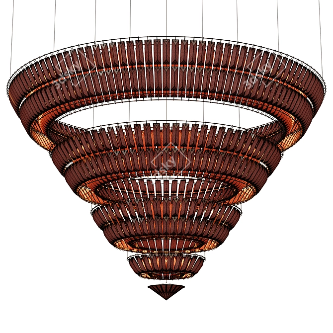 Luxury Marchetti Lab Suspension Light 3D model image 6