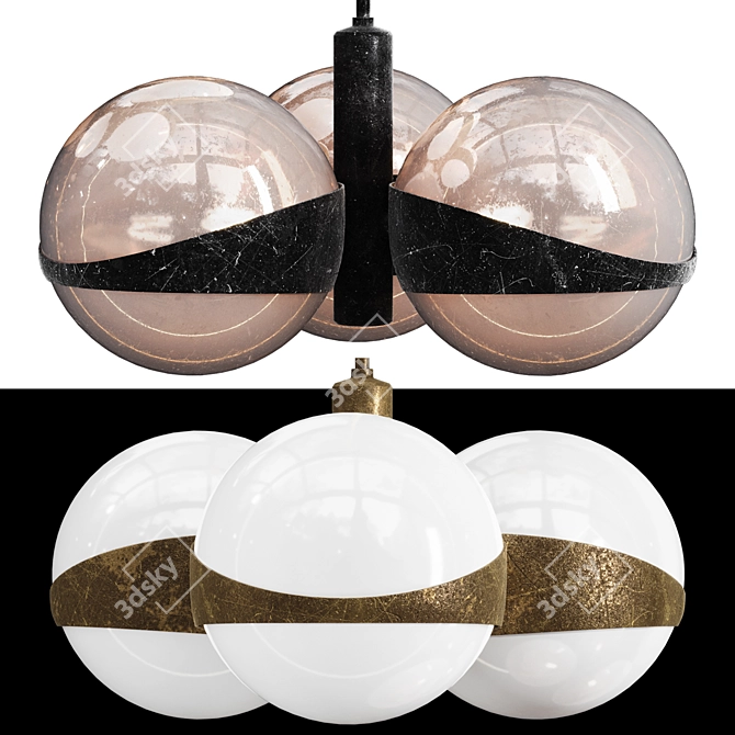 Kaira Suspension Lamp Collection 3D model image 6