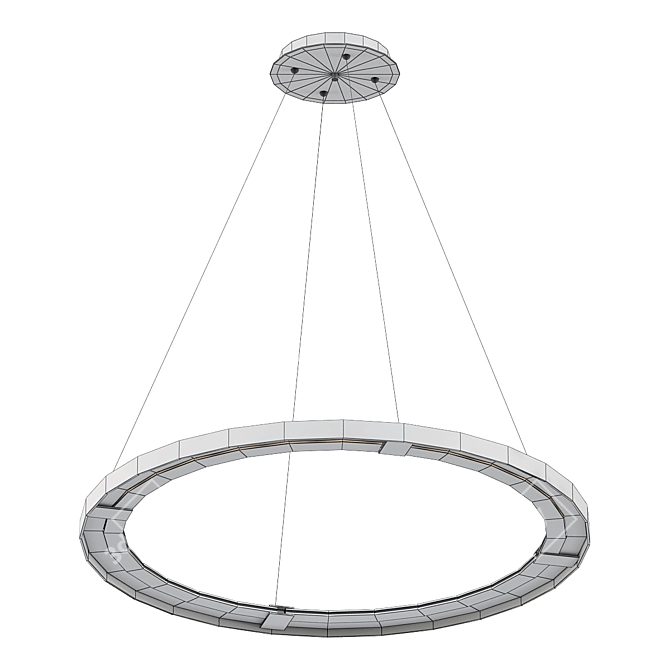 Modern LED Pendant Light 3D model image 3