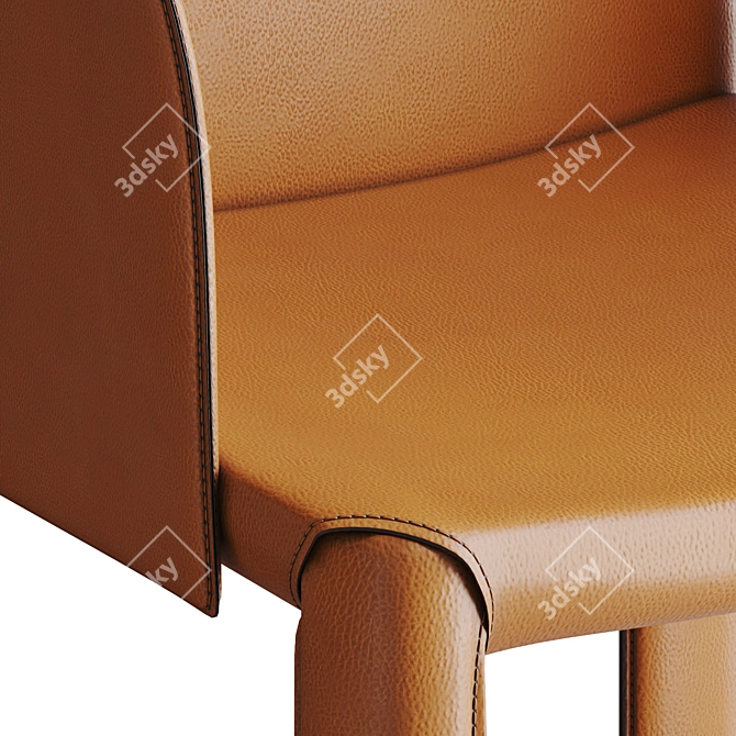 LERICI COLLI CASA Leather Chair 3D model image 8