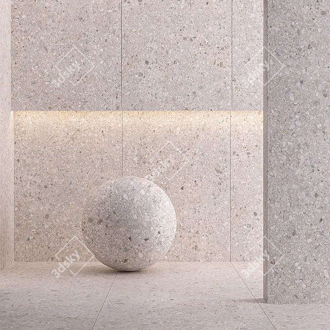  Laminam Terrazzo Bianco Venezi Tiles 3D model image 2