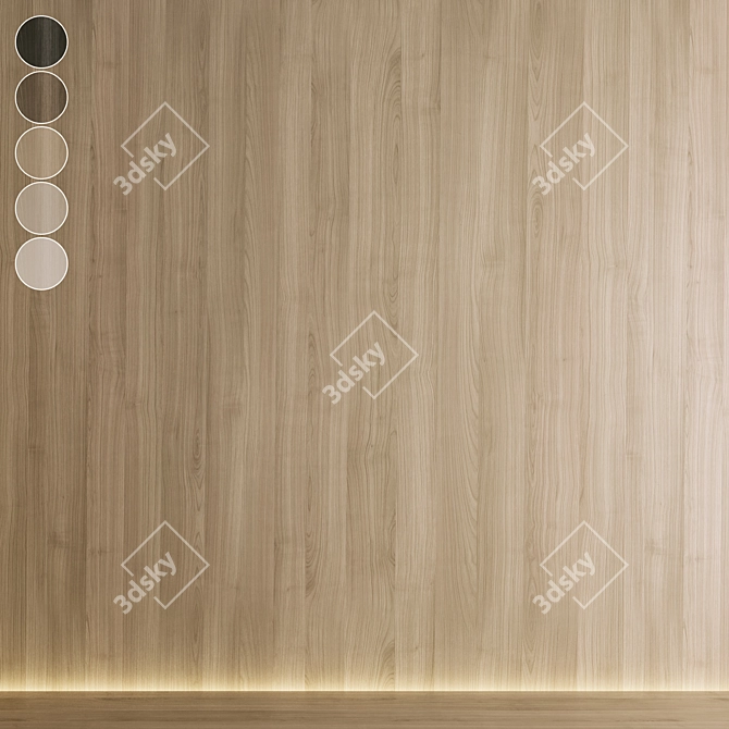  Oak Wood Seamless Texture Pack 3D model image 1