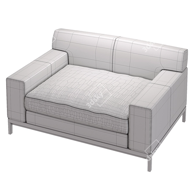 Customizable Liaigre Bouddha Sofa 3D model image 3