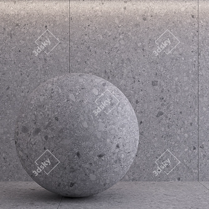 Laminam Collection of 17 Gray Textures 3D model image 7