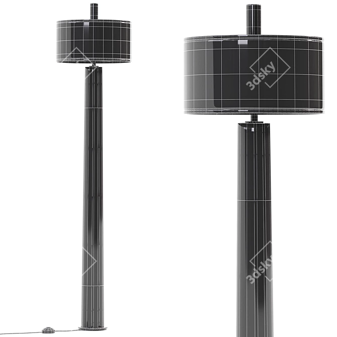 Modern Totem Floor Lamps 3D model image 4