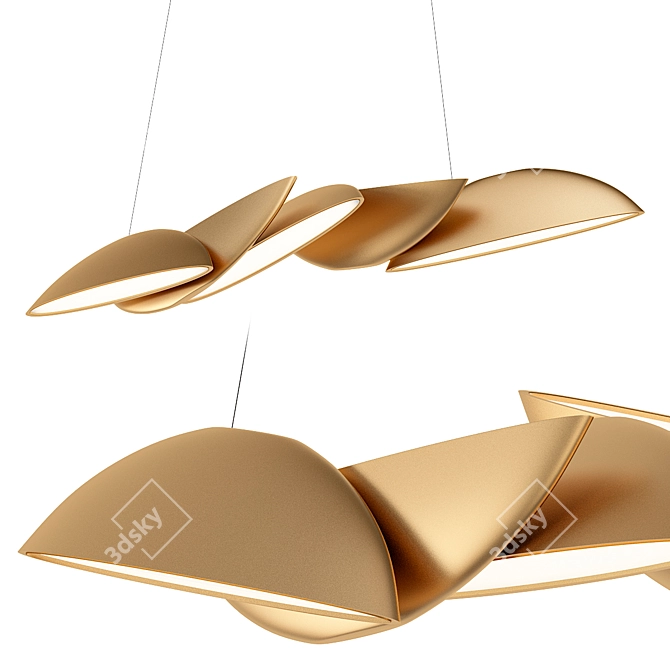 Modern Forms Sydney LED Suspension 3D model image 1