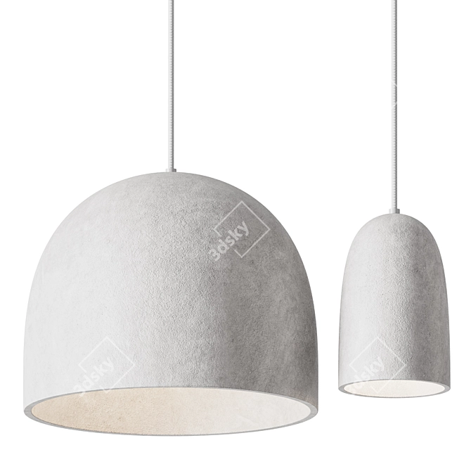 Speckle Pendant Lamps Set 3D model image 1