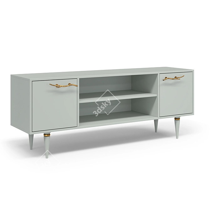 Art Kolor Matte TV Stand 3D model image 3