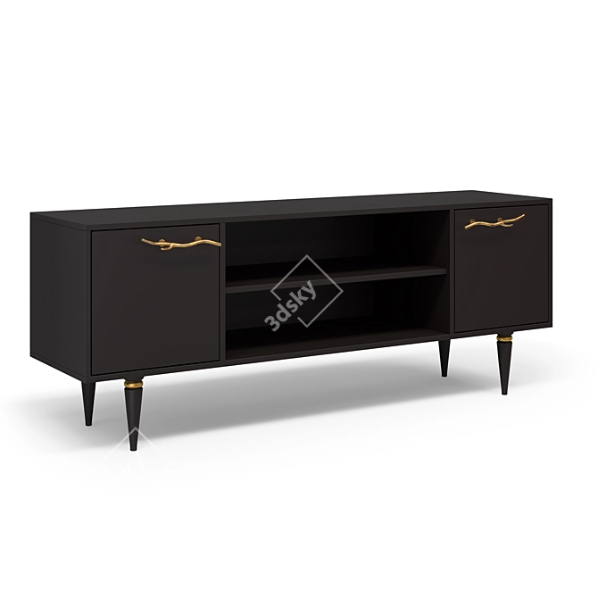 Art Kolor Matte TV Stand 3D model image 6