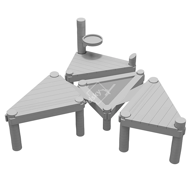 Igratex Sand Play Equipment 3D model image 5