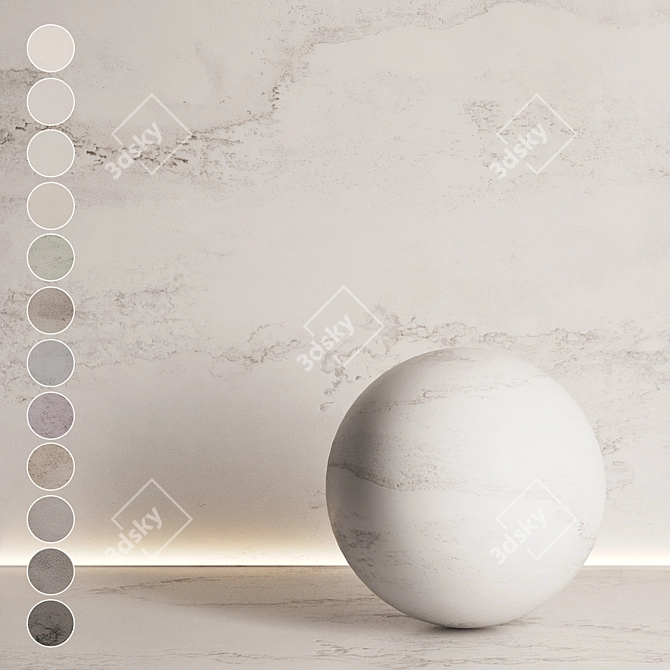 Marble Textures Collection No.13 3D model image 1