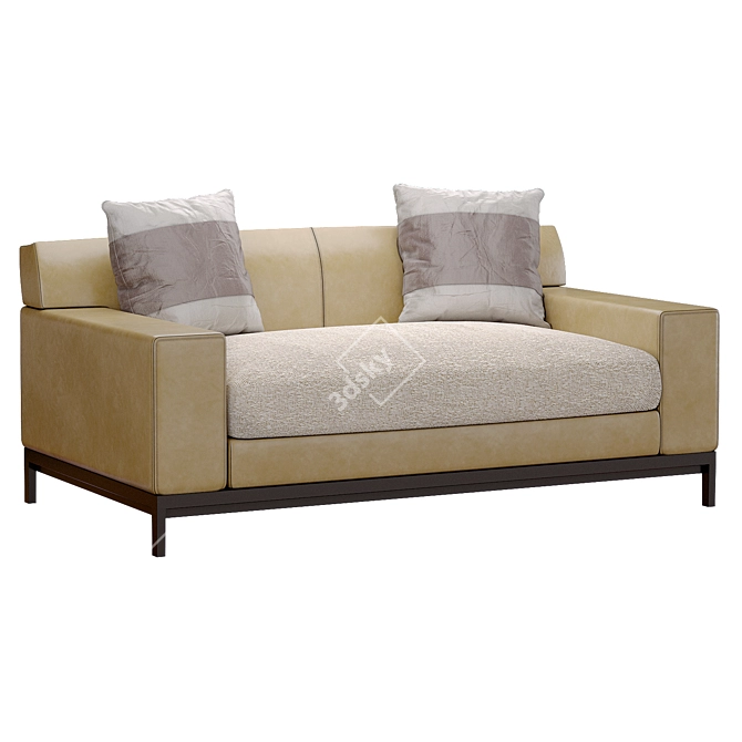 Luxurious Studio Liaigre Large Sofa 3D model image 2