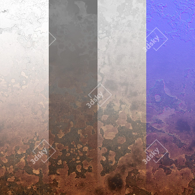 Seamless Metal Texture Pack 3D model image 2