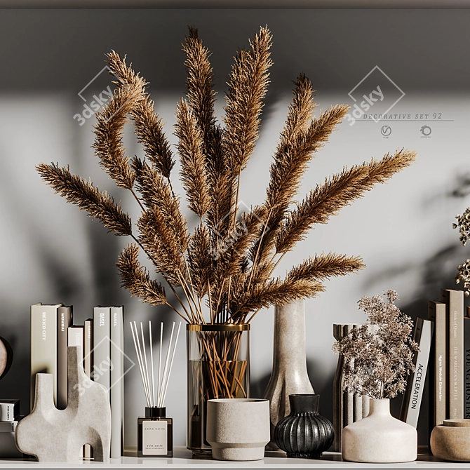 Elegant Decor Set 3D Models 3D model image 3