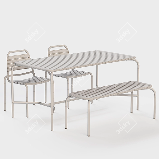 Floyd Outdoor Furniture Set 3D model image 3