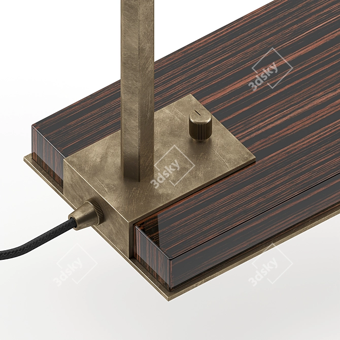 Handcrafted Montecito Table Lamp 3D model image 2