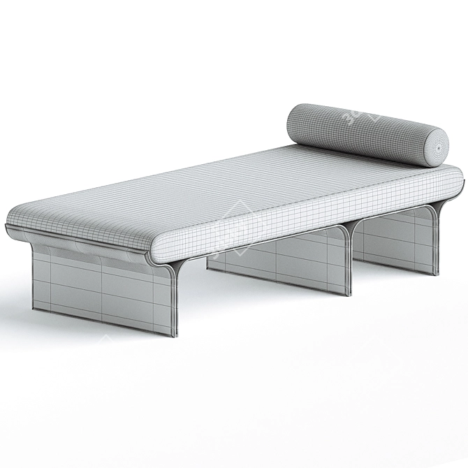 Modern Chaise Lounge by Usona 3D model image 3