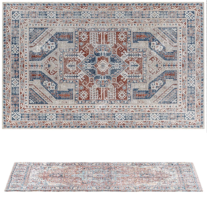 Timeless Elegance Rug Collection 3D model image 3