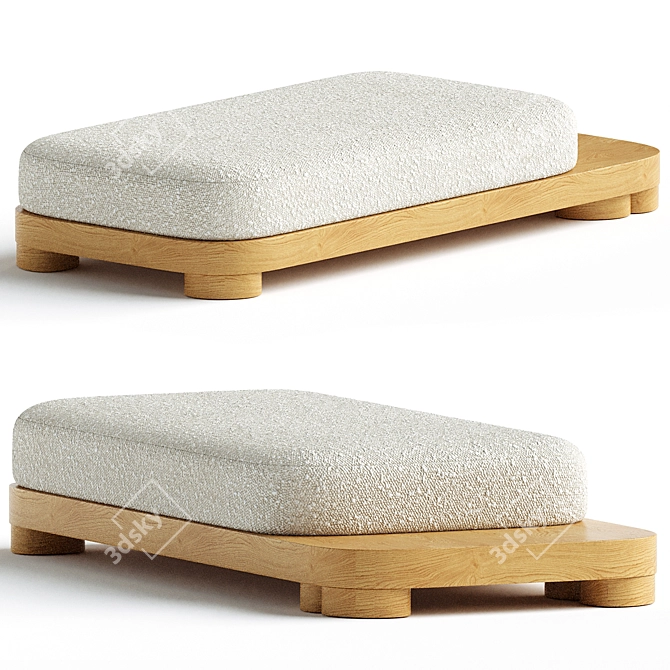 Usona 09176 Bench - Modern Elegance 3D model image 1