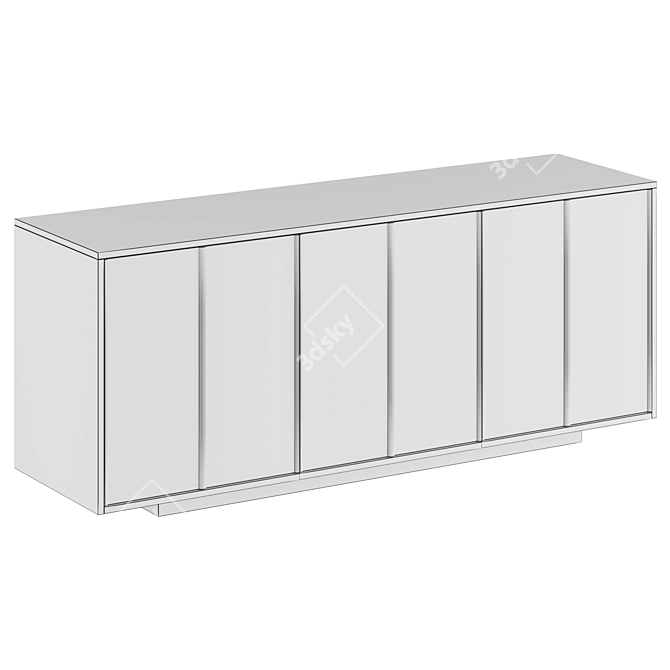 Modern Living Room Sideboard 3D model image 3