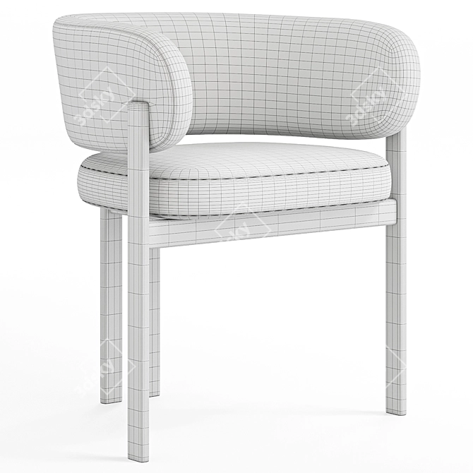 Bay Dining Armchair 2015 Edition 3D model image 7