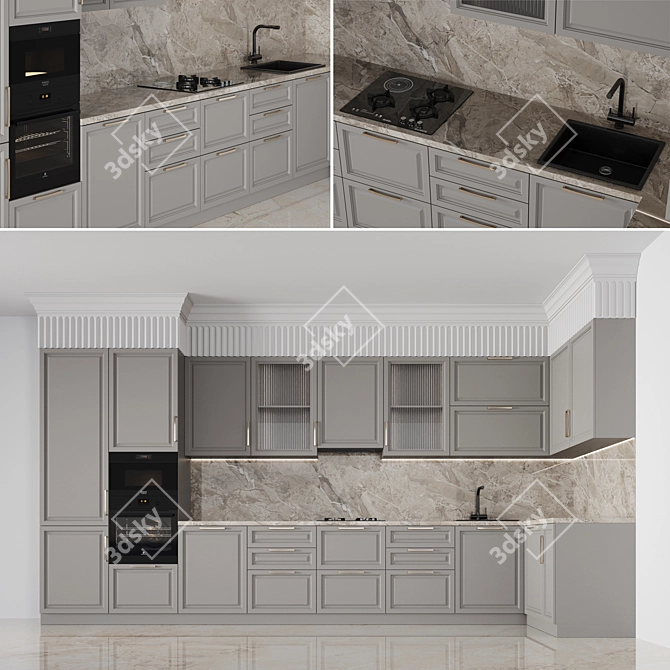 Appliance Kitchen Bundle Set 3D model image 1