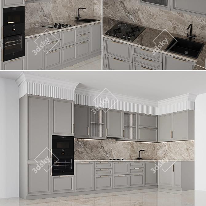 Appliance Kitchen Bundle Set 3D model image 2