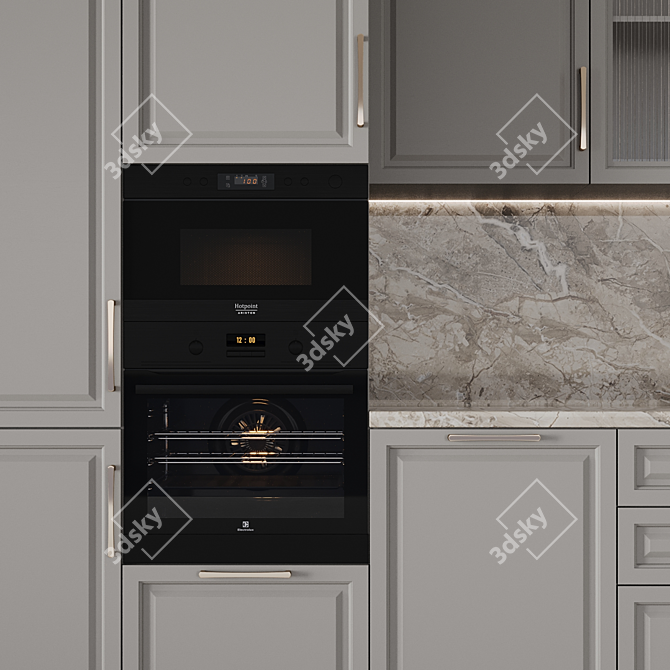 Appliance Kitchen Bundle Set 3D model image 4