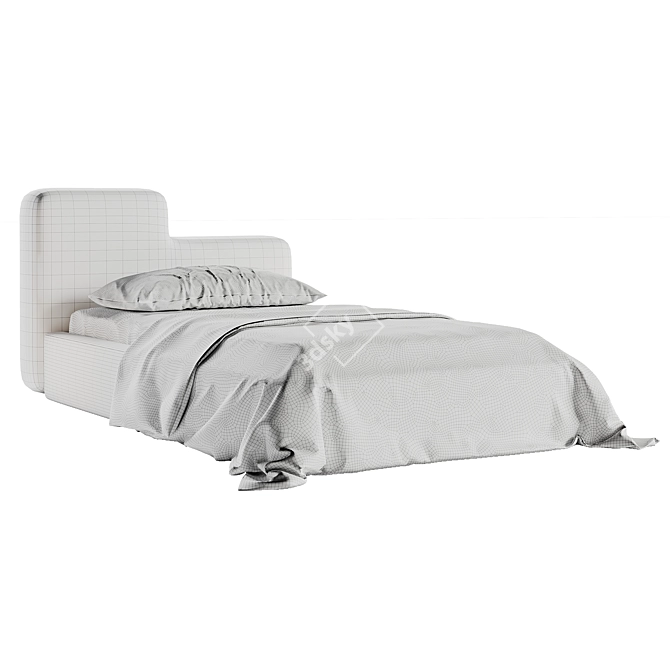 Modern Bed Model by FORM Mebel 3D model image 3