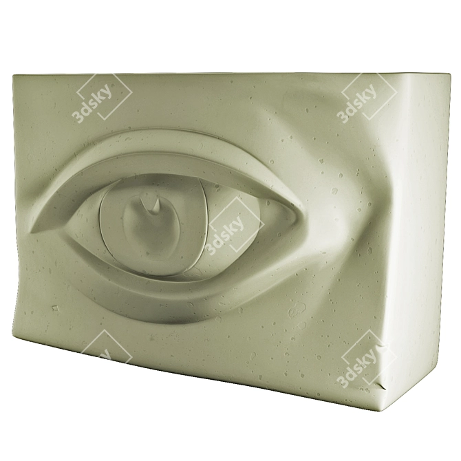 Eyes Figure Planter Pot 3D 3D model image 2