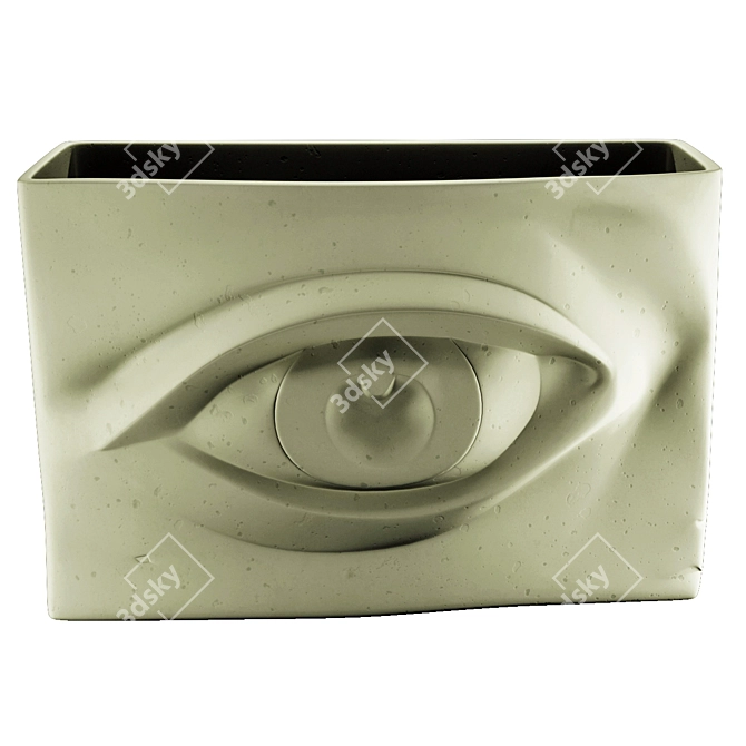 Eyes Figure Planter Pot 3D 3D model image 9