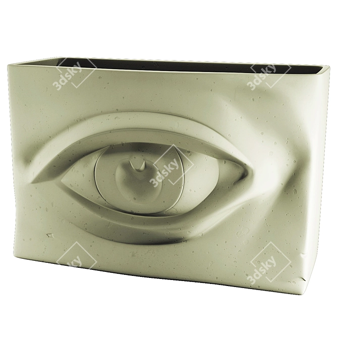 Eyes Figure Planter Pot 3D 3D model image 10