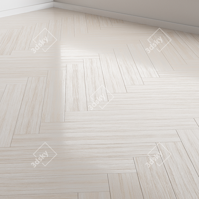 Versatile Oak Flooring 5 Installation Styles 3D model image 2