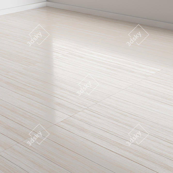 Versatile Oak Flooring 5 Installation Styles 3D model image 3