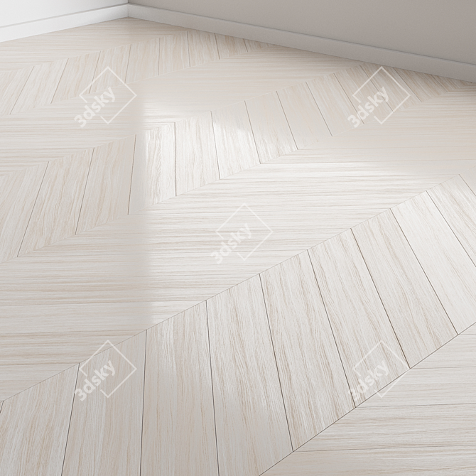 Versatile Oak Flooring 5 Installation Styles 3D model image 4